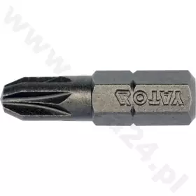 Bit krížový 1/4″ PZ3x25 mm, 10ks