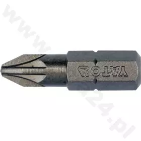Bit krížový 1/4″ PZ2x25 mm, 10ks